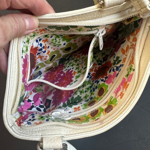 Brighton Joya Floral Leather Small Crossbody Bag Y2K Applique EUC‎ - Picture 11 of 14